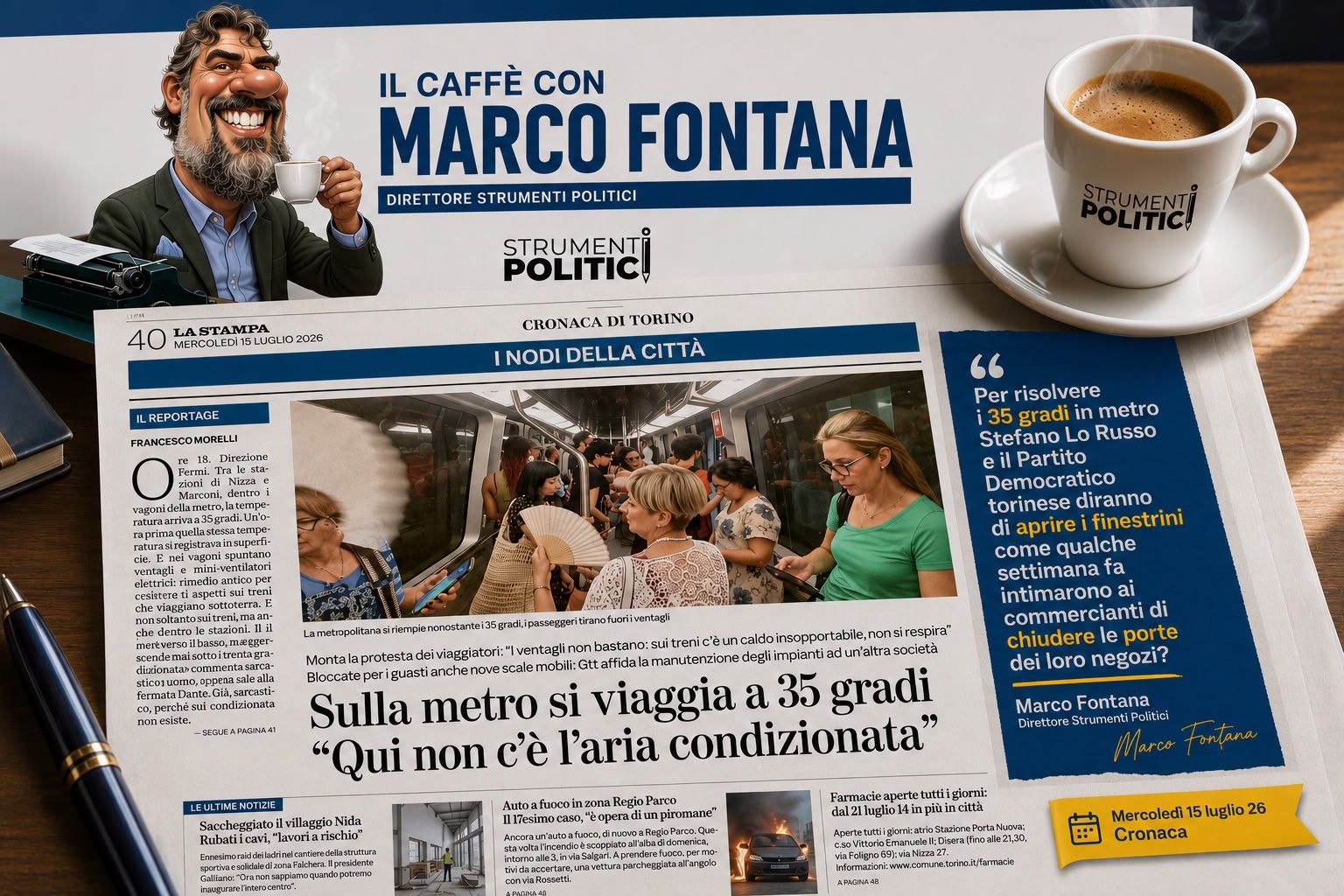 Sulla metro si viaggia a 35 gradi “Qui non c’è l’aria condizionata”